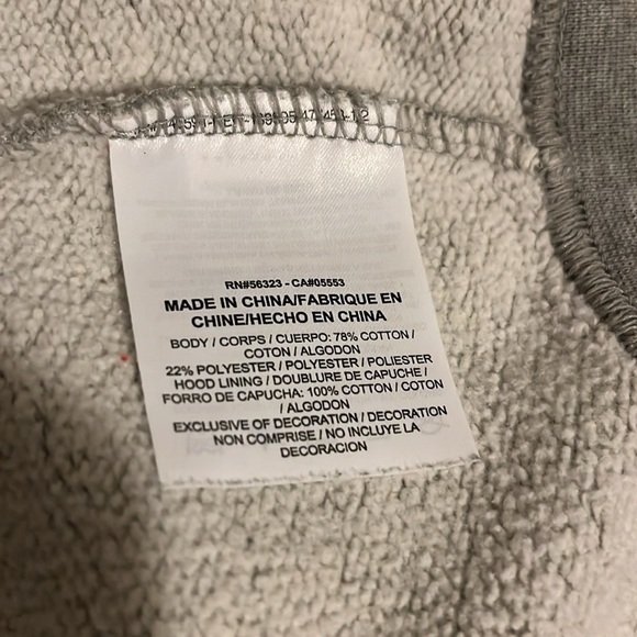 NIKE AIR JORDAN SWEATSHIRT FULL ZIP HOODIE GREY SZ M JACKET - Picture 13 of 13